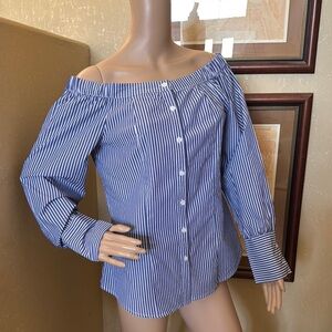Antonio Melani Women’s Stretch Striped Top sz L